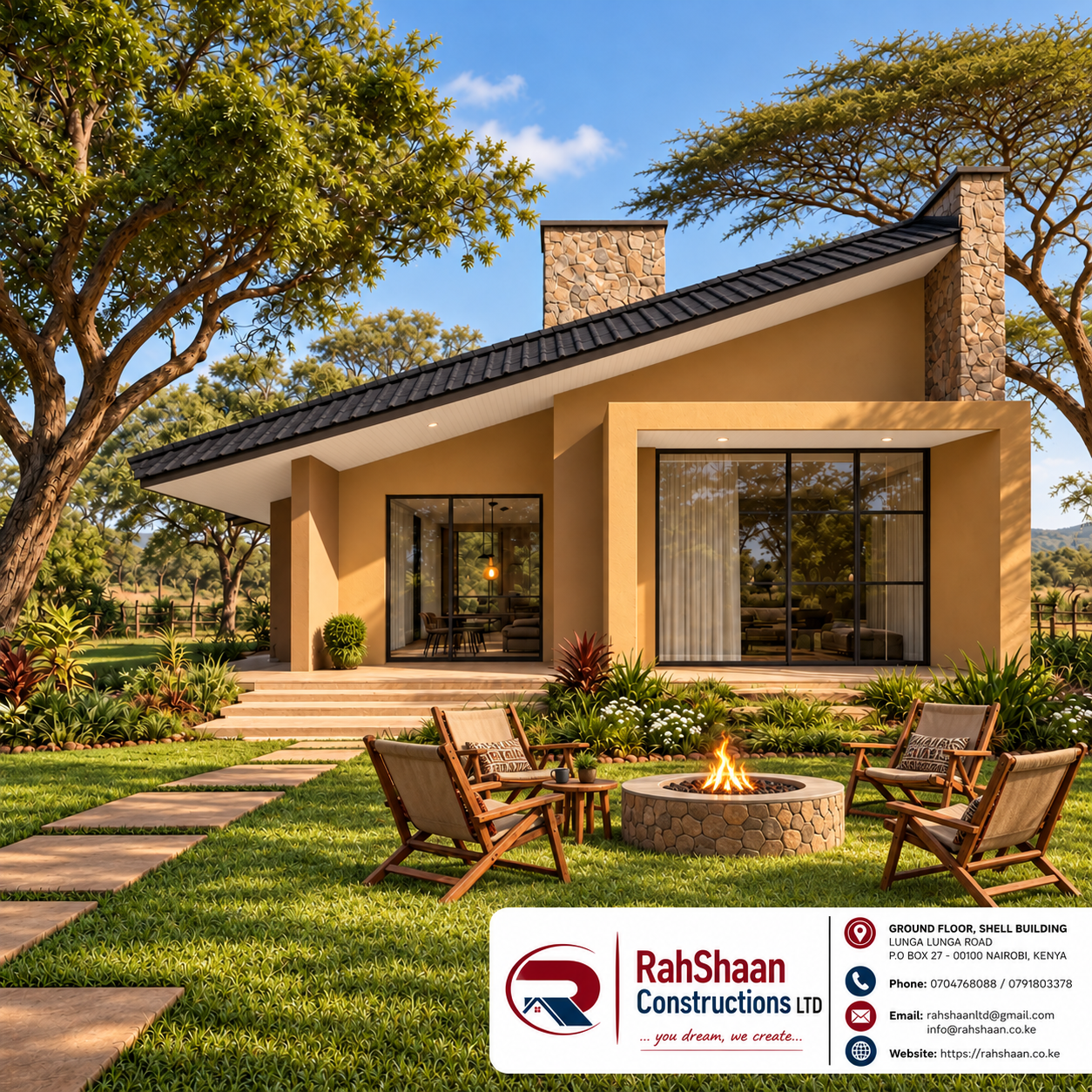 Kenyan Rural Ranch Home
